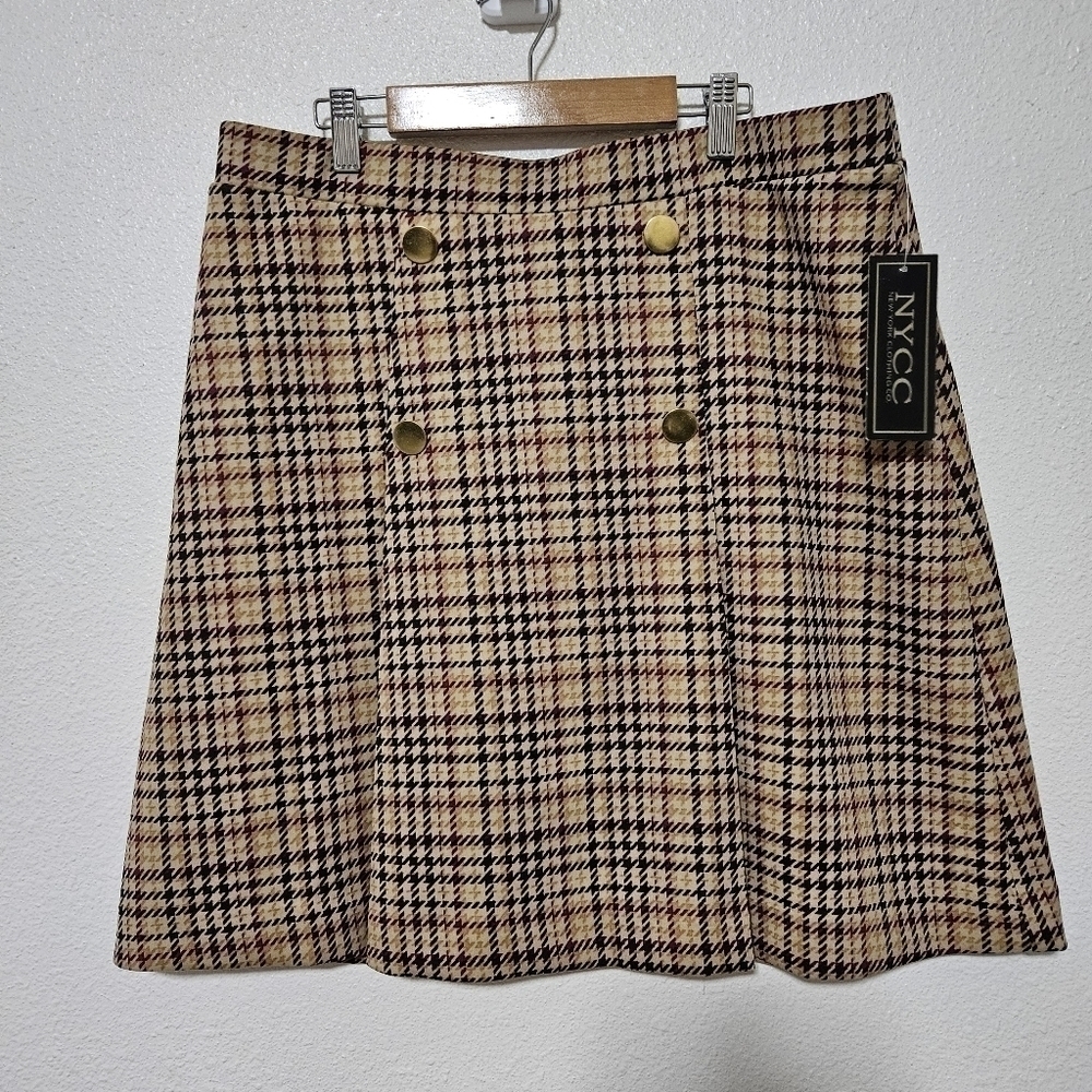 NWT New York Clothing company pleated skirt size large
